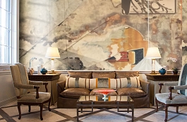 Обои P250901-8 фото в интерьере кабинета превью