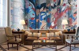 Обои P251001-8 фото в интерьере кабинета превью