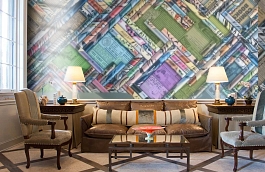 Обои P251501-8 фото в интерьере кабинета превью