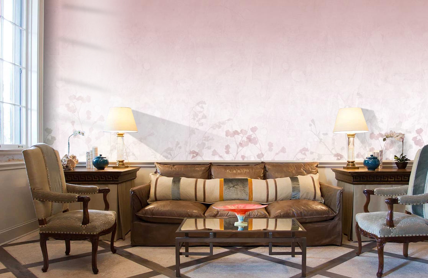 Обои P260801-8 фото в интерьере кабинета