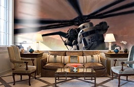 Обои 1446 lev5 808 фото в интерьере кабинета превью