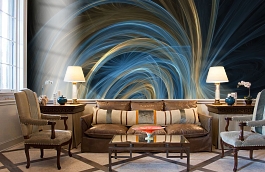 Обои 1507 ev5 808 фото в интерьере кабинета превью