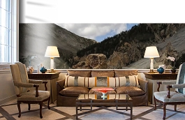 Обои 1515 lev6 808 фото в интерьере кабинета превью