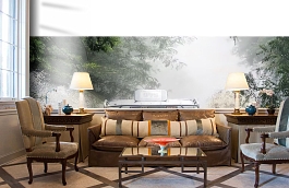 Обои 1604 lev6 808 фото в интерьере кабинета превью