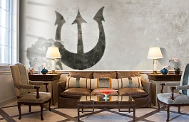 Обои 4500052 фото в интерьере кабинета превью