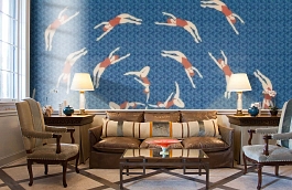 Обои 4500062 фото в интерьере кабинета превью