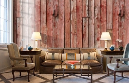 Обои 100372 фото в интерьере кабинета превью