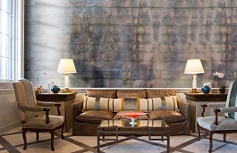 Обои 100389 фото в интерьере кабинета превью