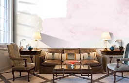 Обои 100457 фото в интерьере кабинета превью