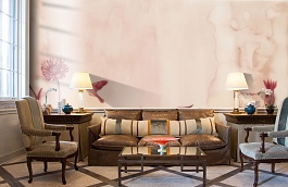 Обои 100488 фото в интерьере кабинета превью