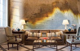 Обои 101089 фото в интерьере кабинета превью