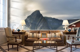 Обои 101119 фото в интерьере кабинета превью