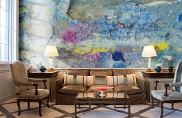 Обои 101126 фото в интерьере кабинета превью