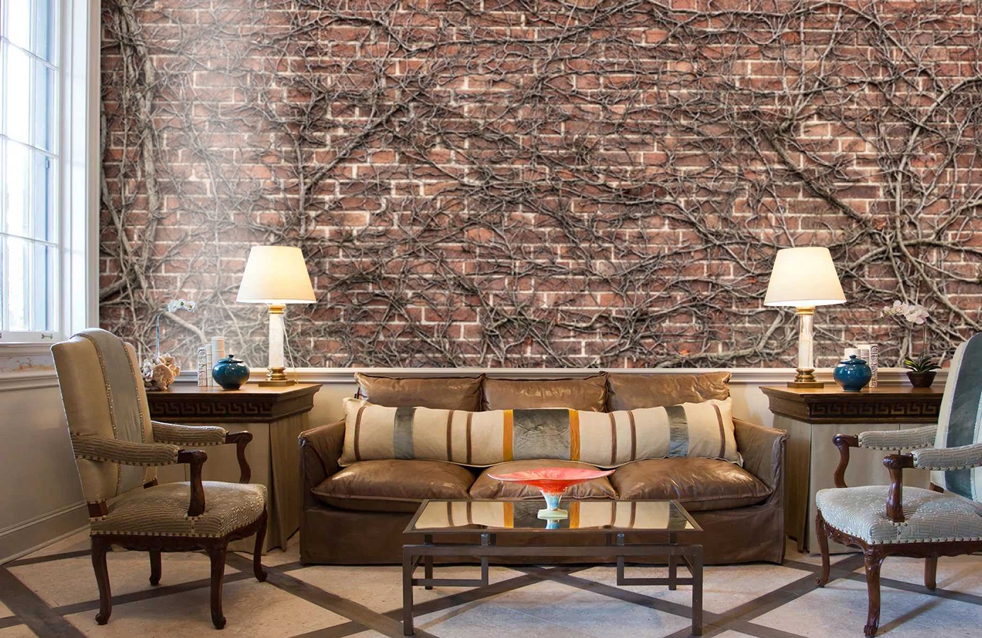 Обои E020201-9 фото в интерьере кабинета