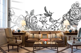 Обои P131602-9 фото в интерьере кабинета превью