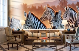 Обои 1449 lev5 809 фото в интерьере кабинета превью