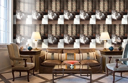 Обои JP30400М фото в интерьере кабинета превью