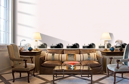 Обои DM227-1 фото в интерьере кабинета превью