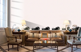 Обои DM227-2 фото в интерьере кабинета превью