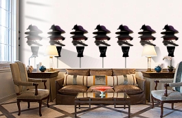 Обои DM230-1 фото в интерьере кабинета превью