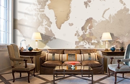 Обои P111501-0 фото в интерьере кабинета превью