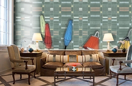 Обои P162606-W фото в интерьере кабинета превью