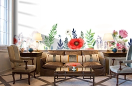 Обои P260701-10 фото в интерьере кабинета превью