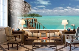 Обои 838053 фото в интерьере кабинета превью