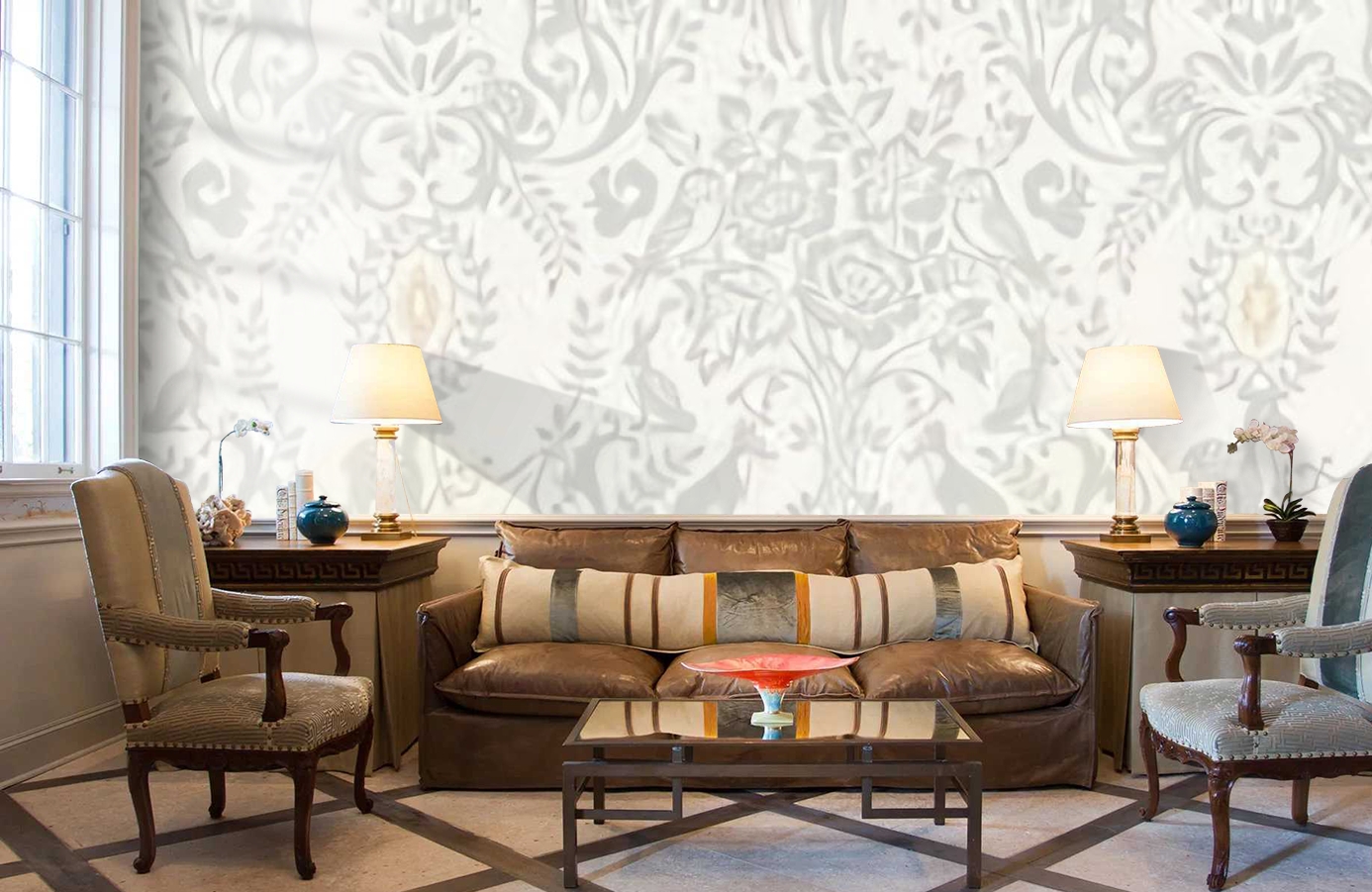 Обои JS3311 фото в интерьере кабинета Обои JS3311 фото в интерьере кабинета