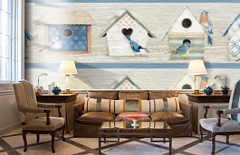 Обои CBB2241 фото в интерьере кабинета превью