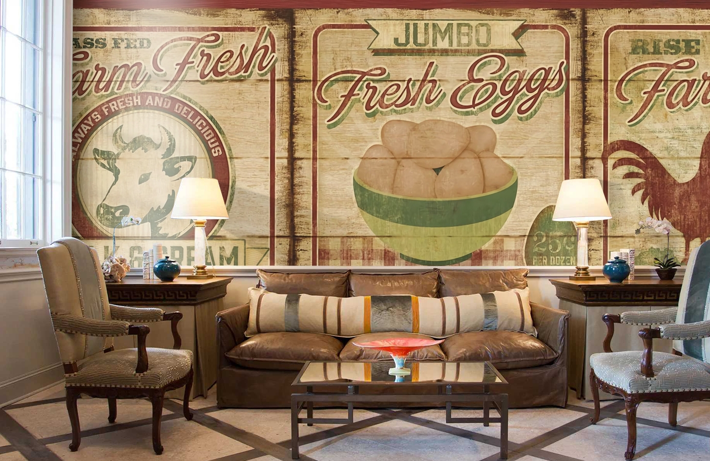 Обои CBB2262 фото в интерьере кабинета