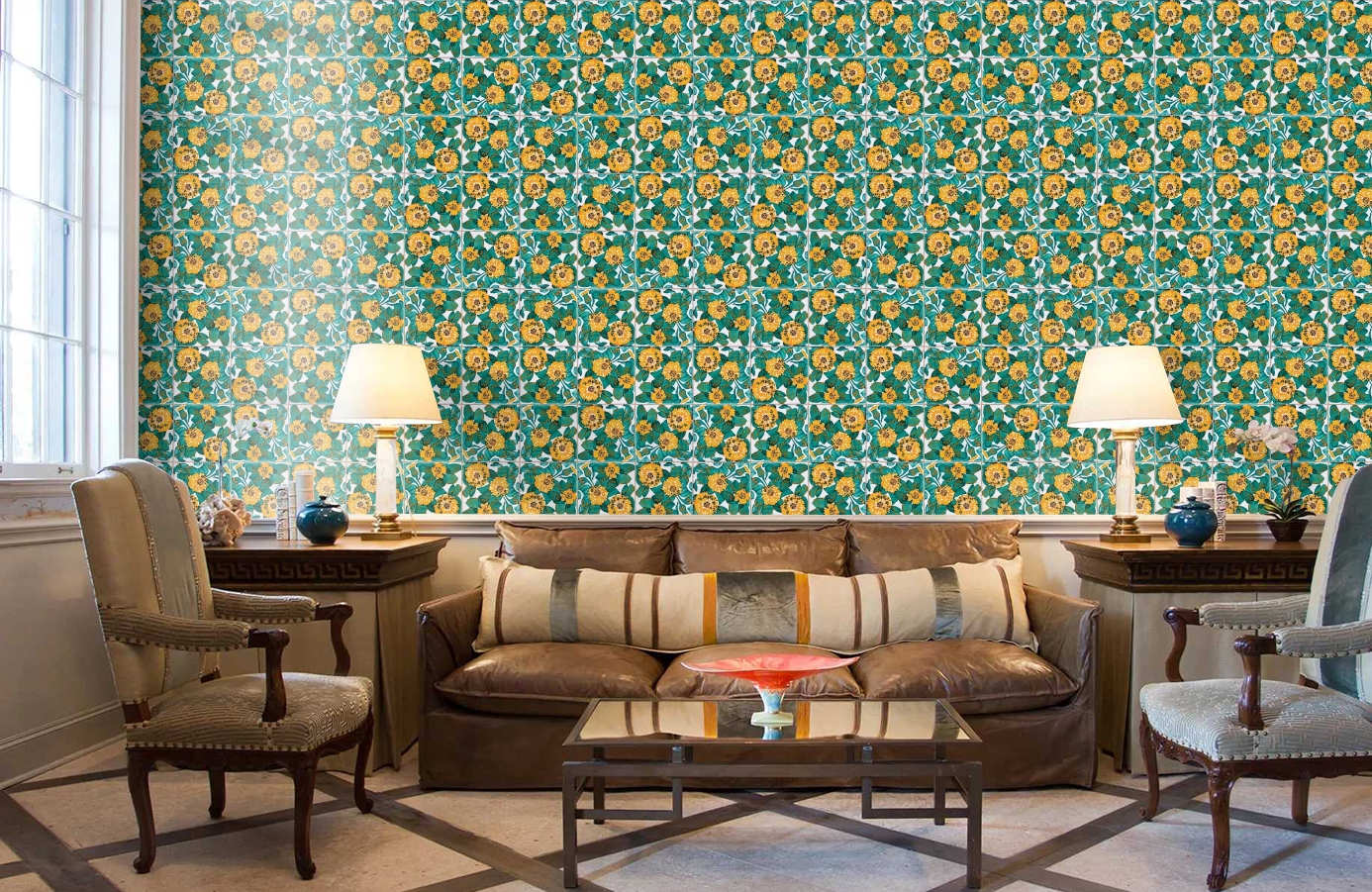 Обои 3000022 фото в интерьере кабинета