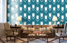 Обои 890167 фото в интерьере кабинета превью