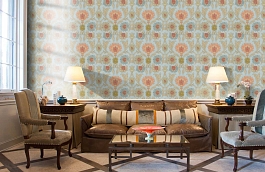 Обои 839-T-6052 фото в интерьере кабинета превью