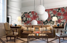 Обои 1603 lev6 810 фото в интерьере кабинета превью