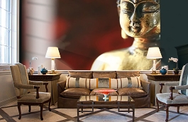 Обои 1608 lev6 810 фото в интерьере кабинета превью