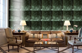 Обои 564 VERT фото в интерьере кабинета превью