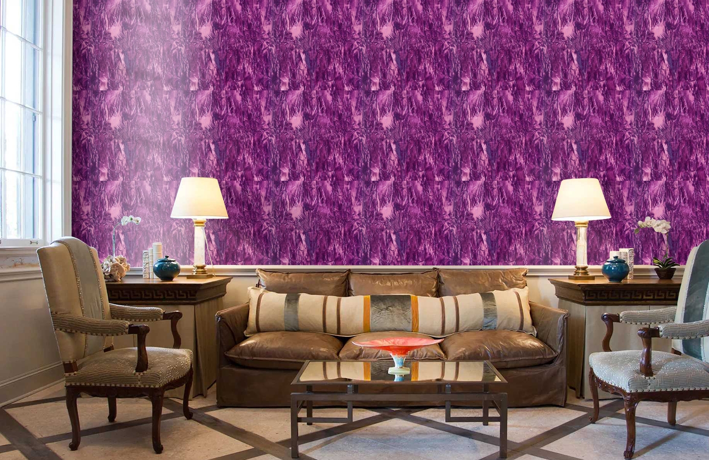 Обои GEORGES-SAND-P_-08 фото в интерьере кабинета