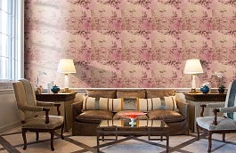 Обои HERNANI-P-01 фото в интерьере кабинета превью