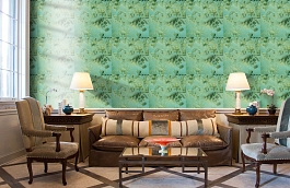 Обои HERNANI-P-04 фото в интерьере кабинета превью