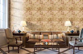 Обои HERNANI-P-06 фото в интерьере кабинета превью