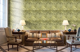 Обои HERNANI-P-22 фото в интерьере кабинета превью