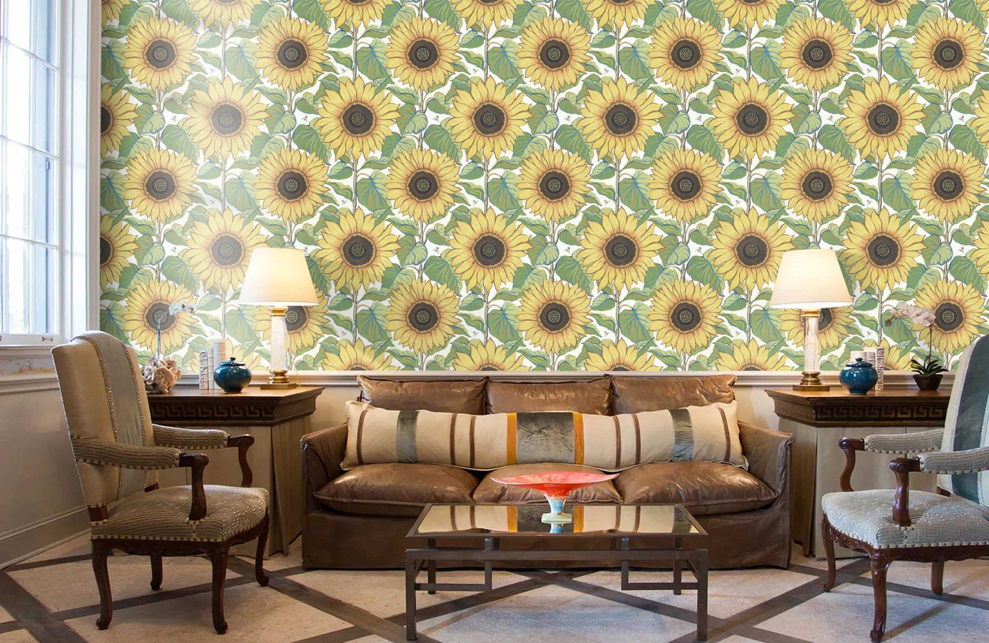 Обои 2058 фото в интерьере кабинета