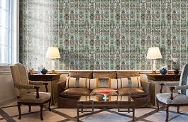 Обои JOB-05 фото в интерьере кабинета превью