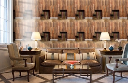 Обои MRV-05 фото в интерьере кабинета превью