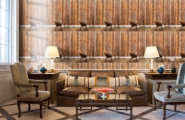 Обои MRV-06 фото в интерьере кабинета превью