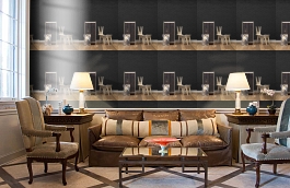 Обои PHE-17 фото в интерьере кабинета превью