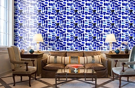 Обои PNO-08 фото в интерьере кабинета превью