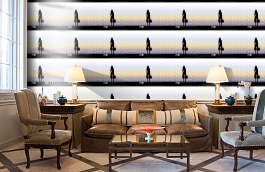 Обои TEU-01 фото в интерьере кабинета превью