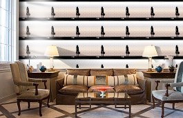 Обои TEU-02 фото в интерьере кабинета превью